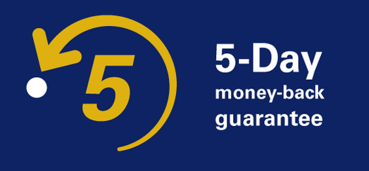 5-Day Money-Back Guarantee Image