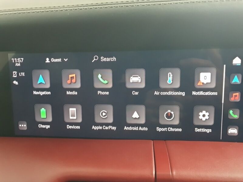 More views of Porsche Taycan